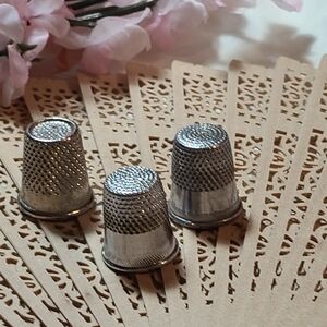 3 thimbles for sale today collectibles